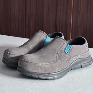 HYTEST 17302 Women's Grey, Steel Toe, EH, Casual Slip On Size 6.5W